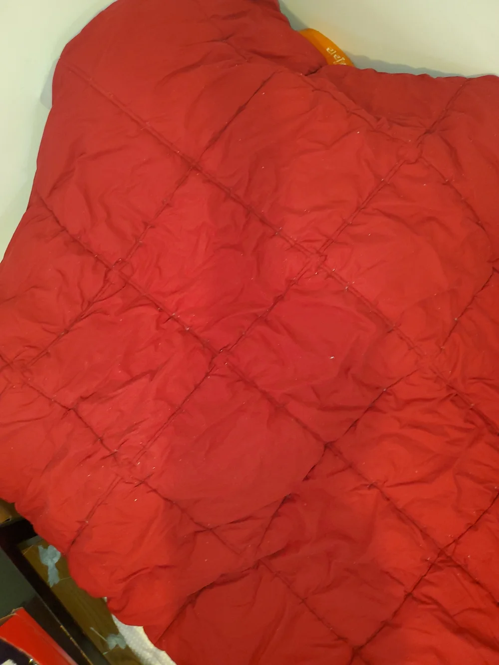 Ralph Lauren down comforter twin XL Red+pink Sheet, Mattress Cover+2 Pillowcase